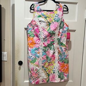 Lilly Pulitzer for Target Floral Mini Dress - Pink, Green, Orange